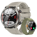 I&scaron;manusis laikrodis BLACKVIEW W50 Pro 1.45" 960mAh Smartwatch IP68 atsparumas vandeniui,100 sporto režimų - Pilka
