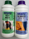 Drabužių priežiūros rinkinys NIKWAX: skalbiklis + impregnantas (po 1000 ml)