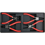 Įrankių dėklas YATO YT-55443 | replių žiedams rinkinys | CrV | 170x380x40MM | 4VNT.