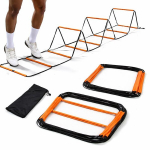 Sulankstomos sportinės kopetėlės (3,2 m, 8 kvadratai) &ndash; greičio ir koordinacijos treniruotėms