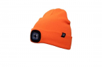 Kepurė su LED lempute, oranžinės spalvos, Otto, HT5K495, Hogert