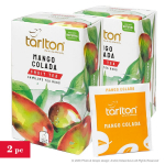 Vaisinė arbata Mango Colada, mai&scaron;eliuose (popieriniuose vokuose), Tarlton, 2x(1,5g x 20vnt.)