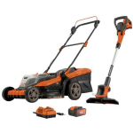 Akumuliatorinis vejapjovės ir žolės trimerio komplektas žolės pjovimui 40V 5.0/2.5Ah 42cm POWDPG75622 POWERPLUS