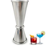 Nerūdijančio plieno matavimo taurelė menzūrėlė gėrimams dozavimo indas 50/30ml, 1vnt