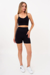 Moteri&scaron;ki besiūliai &scaron;ortai su push-up efektu SHORTS SHAPE Giulia, spalva black