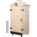 Berėmė medinė rūkykla su nerūdijančio plieno padėklu ir ratais 200L 100cm 15&ndash;20kg FSC fanera 330384 Browin