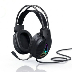 Patogios žaidimų ausinės su USB-A jungtimi ir RGB ap&scaron;vietimu H160
