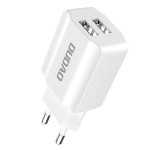 &bdquo;Dudao&ldquo; ES sieninis įkroviklis 2x USB 5V / 2.4A, baltas