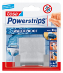 Tesa nerūdijančio plieno dvigubas kabliukas PowerStrips Waterproof Zoom1vnt.