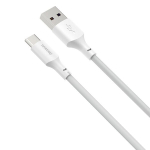 2x USB-C kabeliai, greitas įkrovimas, 1,5m., baltas