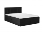 Lova Mazzini Beds Afra 200x200 cm, juoda