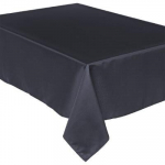 Dėmėms atspari tamsiai pilka staltiesė 240x140cm