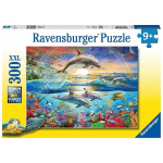 Dėlionė Ravensburger Delfinų rojus, 300 d.