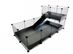 Modulinis narvas su grindimis ir rampa C&C Loft, pilkas