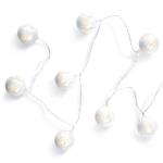 LED girliandos burbulas DecoKing, 1.5 m, 10, balta