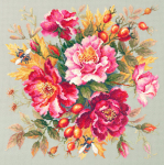 Siuvinėjimo rinkinys Magic Needle Flower Magic. Dogrose 140-002