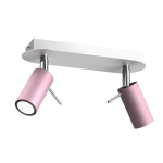 PRESTON PINK/WHITE 2x mini GU10 lubinis &scaron;viestuvas