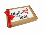 Siuvinėtas rank&scaron;luostis &bdquo;Myliu tave&ldquo;