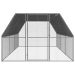 vidaXL Lauko narvas vi&scaron;čiukams, 3x6x2m, galvanizuotas plienas