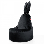 Sėdmai&scaron;is Qubo&trade; Daddy Rabbit, gobelenas, juodas