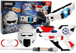 Kosminės ginkluotės rinkinys Lean Toys, baltas