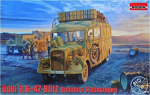 Klijuojamas Modelis Roden 810 Opel Blitz Omnibus W39 Stabswagen 1/35