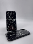 Telefono dėklas Marmur, skirtas Samsung A21S, juodas marmuras