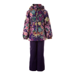 Huppa Pavasario/rudens komplektas YONNE, dark lilac pattern/ dark lilac