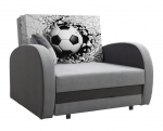 Miegamasis fotelis LOLA Ball, pilka/grafito