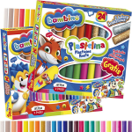 Plastilinas Bambino, 24 spalvos