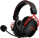 Belaidės žaidimų ausinės HyperX Cloud Alpha Wireless, juodos/raudonos