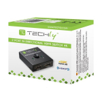 Dvikryptis jungiklis Techly HDMI 2x1 ar 1x2 4K*60Hz