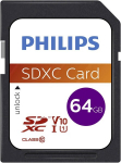 Atminties kortelė Atminties kortelė fotoaparatui Philips SDXC, 64GB, Class 10, UHS-I U1