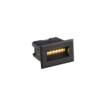 Įmontuojamas LED lauko &scaron;viestuvas Nowodvorski Bay 8164, juodas