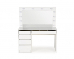 Kosmetinis staliukas Halmar Hollywood XL, baltas