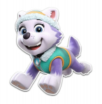Dvisluoksnė sienų dekoracija Paw Patrol / &Scaron;uničių Patrulis - Everestas