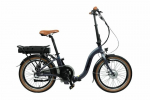Sulankstomas elektrinis dviratis Blaupunkt Franzi 20", pilkas
