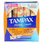 Tamponai Tampax Plius Pearl Compak, 16 vnt