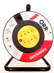Prailgintuvas Orro DG-4ZR-H04, 53050-15, 4 vietų, be įžeminimo, 2x1.5 mm&sup2;, 50 m