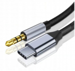 Adapteris USB-C mini lizdas 35 mm AUX DAC 15 m kabelis Zenwire