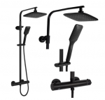 REA Tom juodas du&scaron;o rinkinys su termostatu