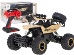 RC automobilis Rock Crawler 1:12 4WD Metal aukso spalvos