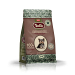 FOLK Sausas &Scaron;unų Maistas ADULT MINI Su triu&scaron;iena, ėriena ir putpelėmis, 1.6 kg.
