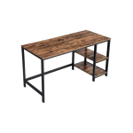 Stalas Vasagle LWD55X, rudas/juodas