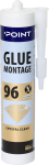 Klijai Glue Montage POINT 96, skaidrūs, 280 ml