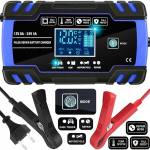 Automatinis akumuliatoriaus įkroviklis su remonto funkcija, 12V, 24V