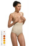 Formuojantis bodis atvira krūtine Open-Up Control Body Plus, kūno spalvos