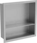 Mexen X-Wall-R įleidžiama sieninė lentyna 2l, 30x30 cm, Inox