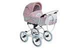 Universalus vežimėlis Scarlett Baby Fashion 3in1, white-pink