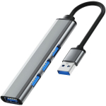 Adapteris Reagle HUB USB-A ir 4x USB 3.2 Gen 1